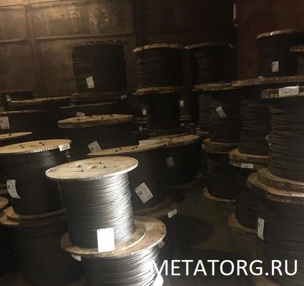 Канат Стальной Талевый 25 Мм ГОСТ 16853-88, Цена, Купить В России.