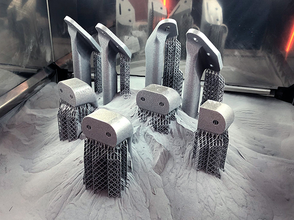 Детали, произведенные с помощью технологии 3D-печати металлом (SLM)