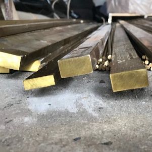 Шина латунная 10x500 Л90 ГОСТ 5362-78
